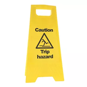 Caution Trip Hazard A-Frame Safety Sign 600 x 290mm 4 Caution Trip Hazard A-Frame Safety Sign 600 x 290mm - Image 2