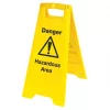 Danger Hazardous Area A-Frame Safety Sign 680 x 300mm -Spillage Control Sales 50178 P