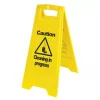 Caution Cleaning in Progress A-Frame Safety Sign 600 x 290mm -Spillage Control Sales 72051 P